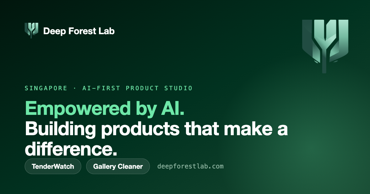 Deep Forest Lab — AI-Powered Products for Real Business Problems